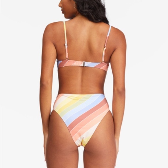 ☀️BILLABONG☀️ BRIGHTER DAZE SQUARE BRIGHTER DAZE RISE BIKINI SET - Picture 15 of 15